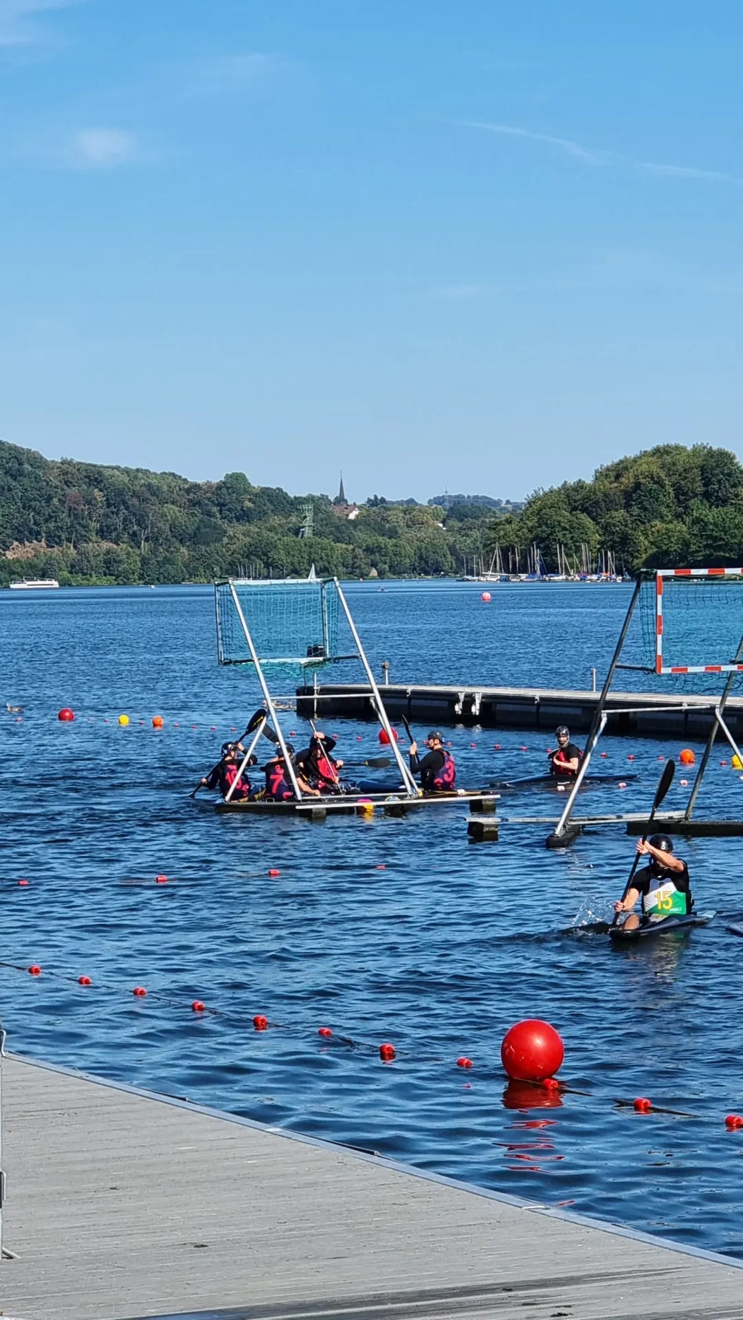 Deutsche Kanupolo-Meisterschaften am Baldeneysee in Essen