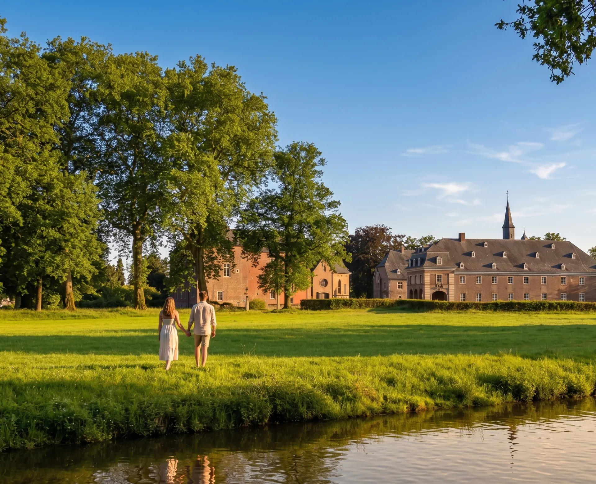 Paar vor historischer Kulisse als Inspiration für einen Heiratsantrag